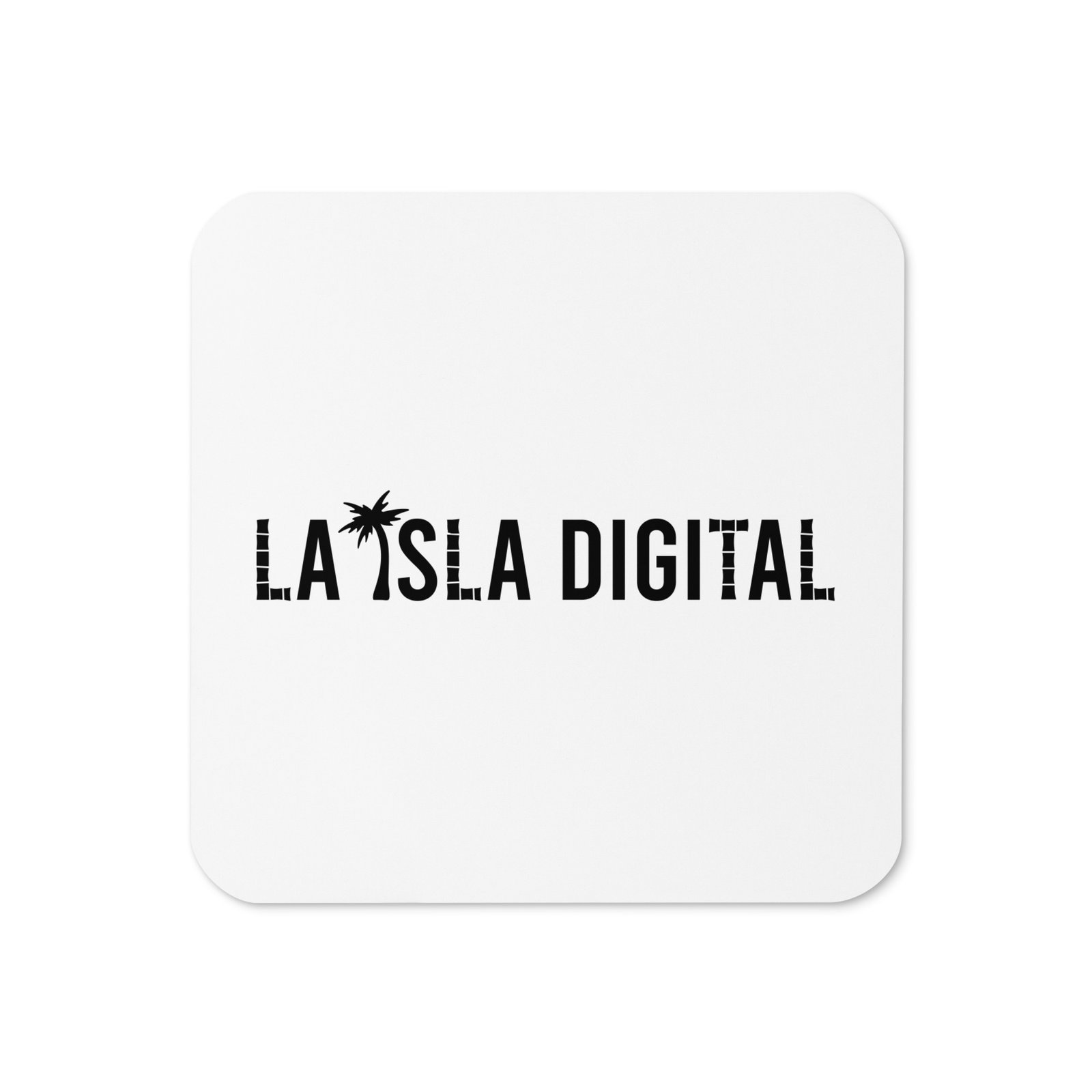 La Isla Digital - Logo Horizontal - Posavasos de Corcho - Image 2