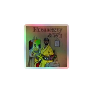 La Isla Digital x Hugo Star - Hoennessey & Wit - Holo Sticker