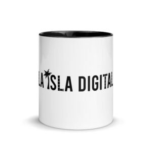 La Isla Digital - Logo Horizontal - Taza Color Interior