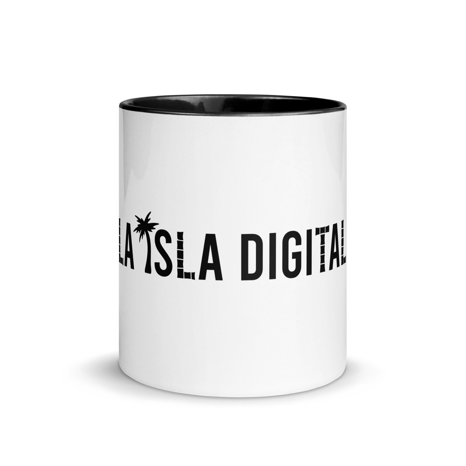 La Isla Digital - Logo Horizontal - Taza Color Interior