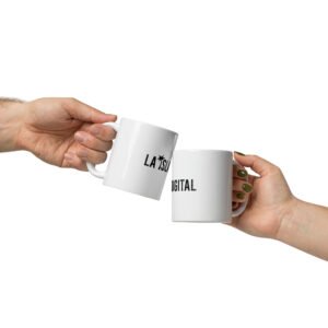 La Isla Digital - Logo Horizontal - Taza Blanca